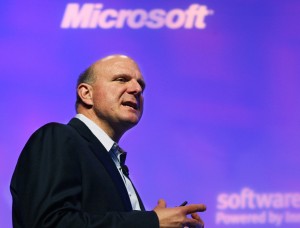 Microsoft CEO Ballmer speaks at Software 2000 conference